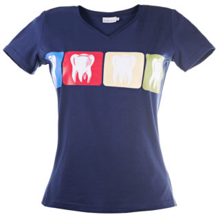 T-shirt „kolorowe ząbki”